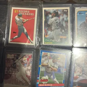 Late 80s early 90s all star baseball cards NM