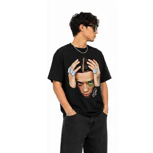 " Ctr.CEE Emo Rap Aesthetic" Heavy Cotton Tee, Dark Portrait Graphic Shirt, Alternative Fashion Tee