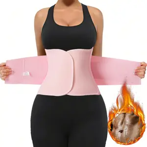 Women Waist Trainer Belt, Compression Tummy Control Waist Cincher Trimmer Ab Belt Neoprene Sweat Waist Trainer Corset Shapewear