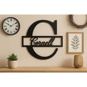 Metal letter C with Name