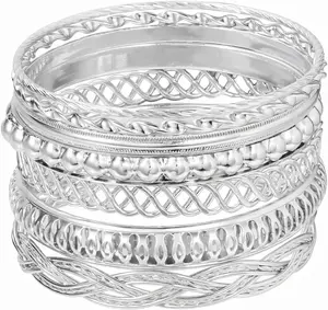 Bangle Bracelets for Women  Bracelet Stack Stackable Indian Boho Chunky  Bangles  Sets for Women Teen Girls