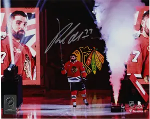 Pat Maroon Chicago Blackhawks Autographed 8" x 10" Pregame Intro Photograph - Fanatics Authentic Certified