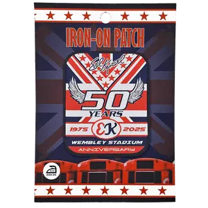 Evel Knievel 50th Anniversary Wembley Union Jack Patch