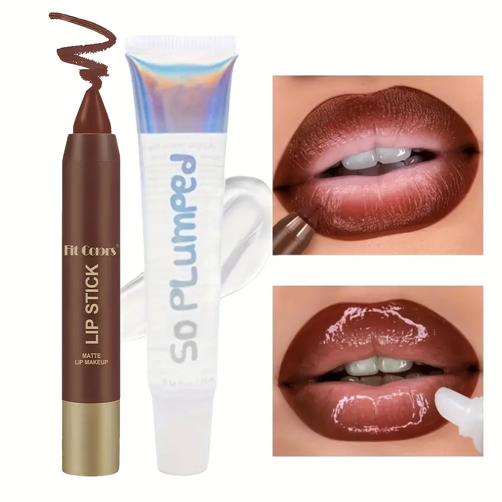 Premium Matte Lipliner Cosmetic Smooth Non SmudAge Lipstick Waterproof Sweatproof Lip Glossy Non Stick Cup Lip Oil Multi Color Long Lasting Makeup