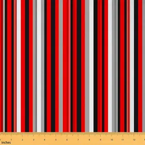 Mexican Fabric by The Yard,1 Yards,Ethnic Boho Stripes Upholstery Fabric for Chairs,Exotic Style Geometric Lines Decorative Waterproof Outdoor Fabric, Colorblock Stripes Pattern, Geometric Pattern Design
