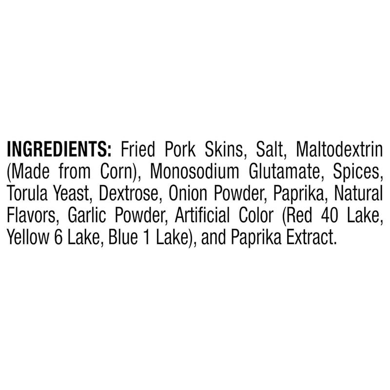 EDVENDING Fried Pork Skins Hot & Spicy 4 oz Pack of 4 Keto Friendly Crispy Crunchy Snack America's Favorite Flamin Hot Delicous Snack