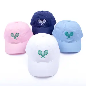 Kids Tennis Hat - Sporty Embroidered Baseball Cap for Boys and Girls