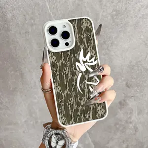 Magnetic Mossy Deer Hunter Camo Phone Case, Supports Wireless Charging, Hunting Gift, For iPhone 17 16 15 14 13 12 11 Pro Max Plus, Non-Yellowing Shockproof Clear Slim Soft Acrylic Protective Cover
