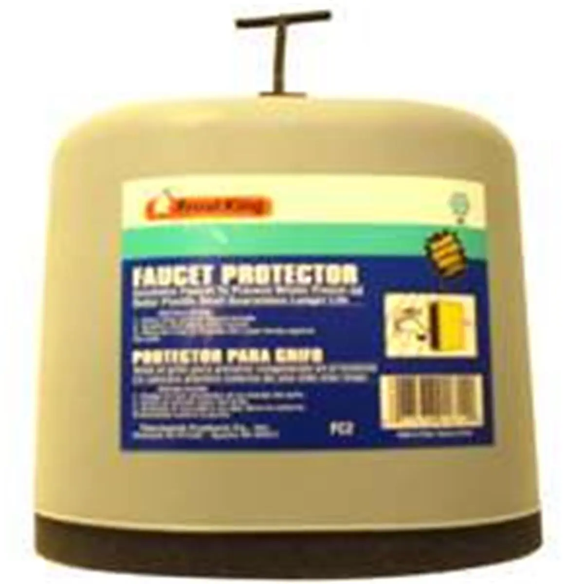 Thermwell Products Functional Plastic Freeze Guard Faucet Cover, 4.5"x6"x5", for Home Improvement Kitchen Fixtures & Outdoor Faucets