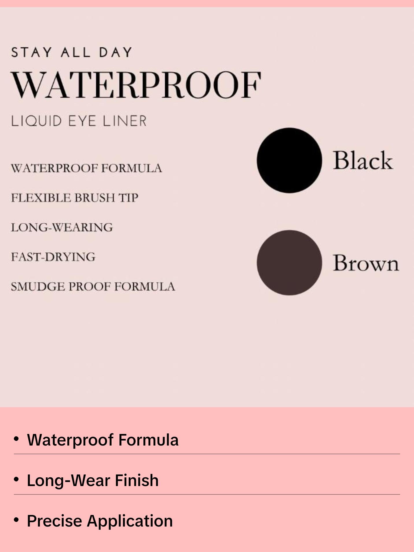 Waterproof Eye liner Duo (Black/Brown)