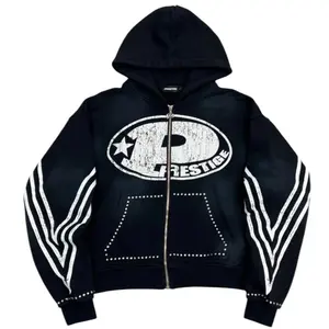 Prestige “P Logo” Rhinestone Hoodie