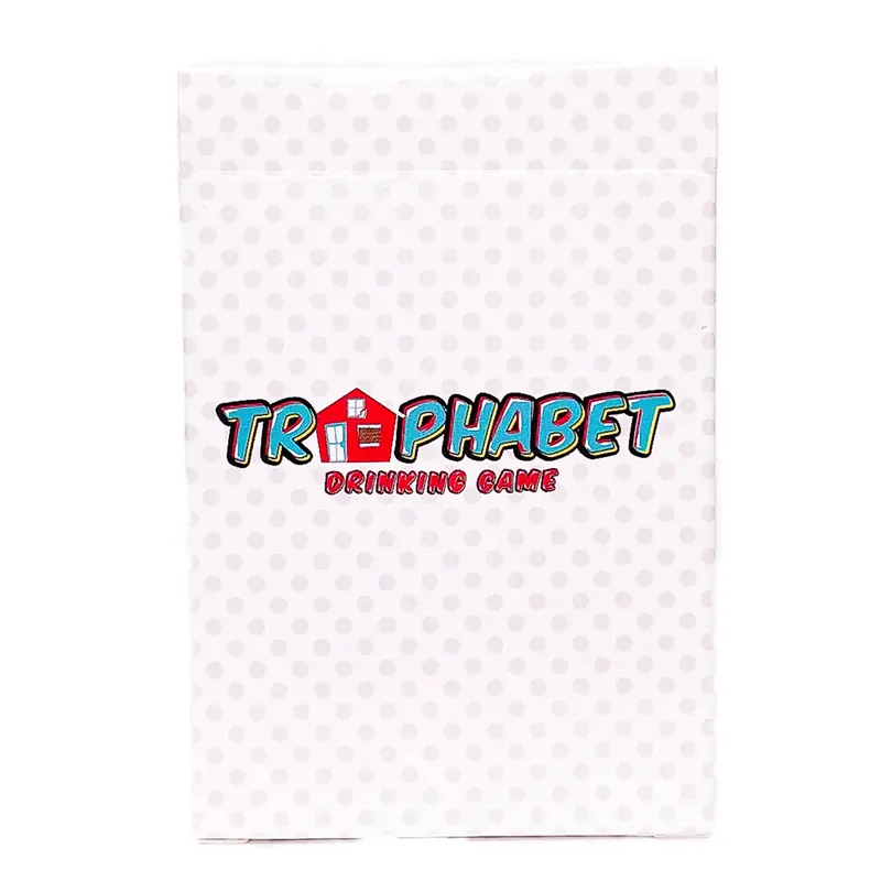 Traphabet Drinking Card Game Party Family & Friends Adult Game Night