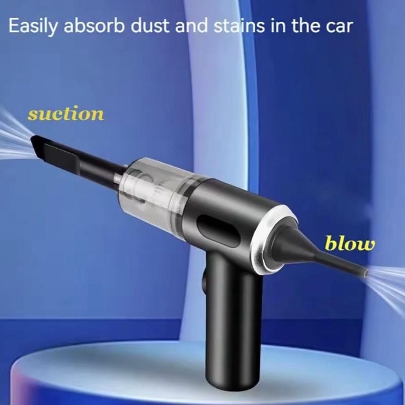 3 in 1 Suction and Blowing Handheld Vacuum Cleaner Portable USB for Car Interior Cleaning at Home Use