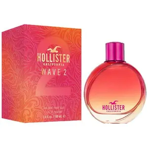 Hollister WAVE 2 Women's Eau de Parfum (EDP) - Coconut-Scented Fragrance, 3.3/3.4 oz, New In Box