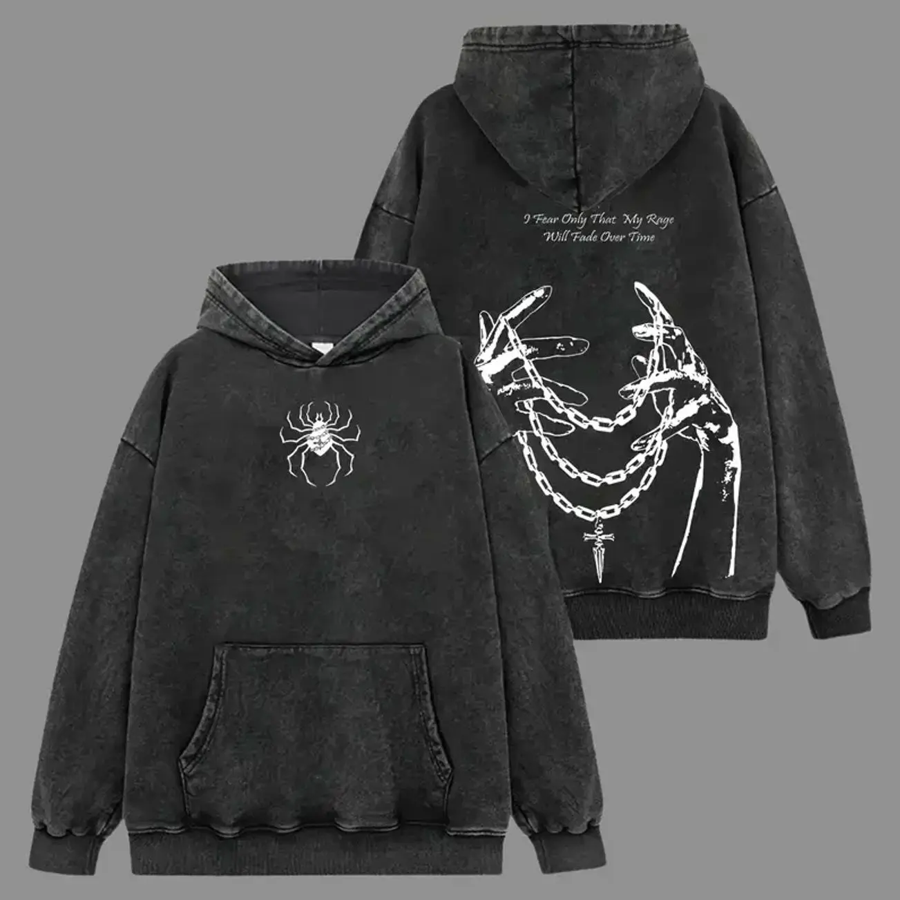 [Hunter X Hunter] Kurapika Hoodie-Shirt Premium 100% Acid Wash, Hunter X Hunter Fans, Anime Graphic Hoodie, Anime Fan Merch, Streetwear Hoodie Unisex Oversize Gift for Anime Lovers Oversized 70 IZ5