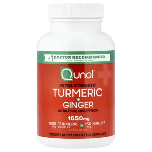 Qunol Turmeric + Ginger, 90 Capsules
