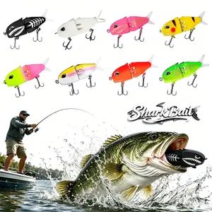 1/2/4/8Pcs Mini Glide Bait Slow Sinking Fishing Lure with 3D Eyes Topwater Soft Tail Realistic Swimbait for Freshwater Saltwater Bass Pike Trout