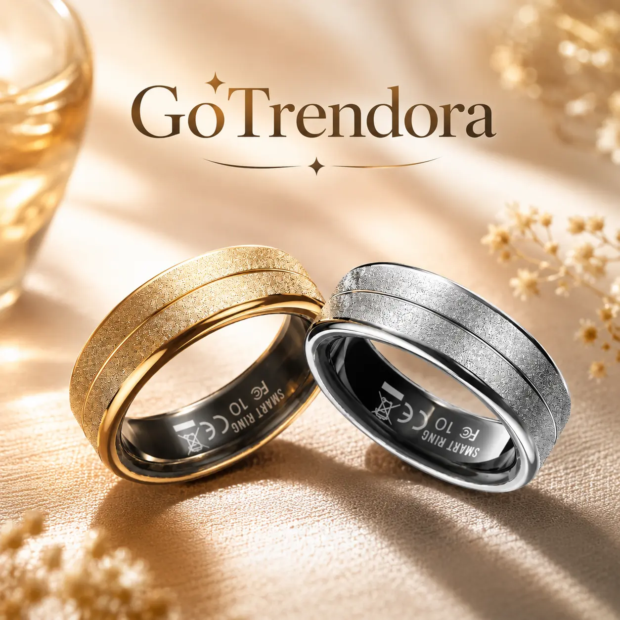 AI Smart Ring for Men & Women, Premium Sandblasted Stainless Steel Fitness Ring with AI Health Analysis, Sleep Tracking, Heart Rate Monitoring, 5ATM Waterproof, No Subscription,back to school,back to school haul