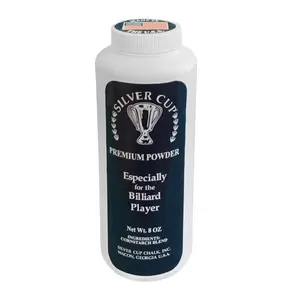 Silver Cup Unscented Premium Powder Hand Chalk Billiard Accessories Billiard Cue