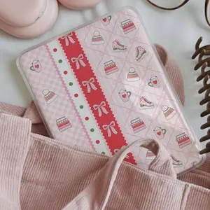 Coquette Pink Ribbon Christmas Tree Kindle Clear Case Insert, Decorative Cardstock for 11th & 12th Generation Paperwhite Colorsoft PP455