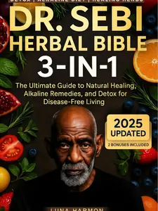 Dr. Sebi's Ultimate Herbal Bible [3 in 1]: Dr. Sebi Natural Remedies and Alkaline Detox Diet for Liver, Kidney, Diabetes, Hormones,
