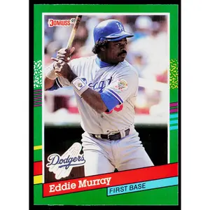 Eddie Murray 1991 Donruss #502b Los Angeles Dodgers