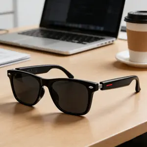 Premium Smart Bluetooth Glasses with Active Noise Cancellation HD Stereo Music Playback Crystal-Clear Hands-Free Calls Magnetic Fast Charging Wireless Remote Shutter Perfect for Sports Travel Office Fashion Versatile Unisex Design Top Holiday Gift Idea Mu