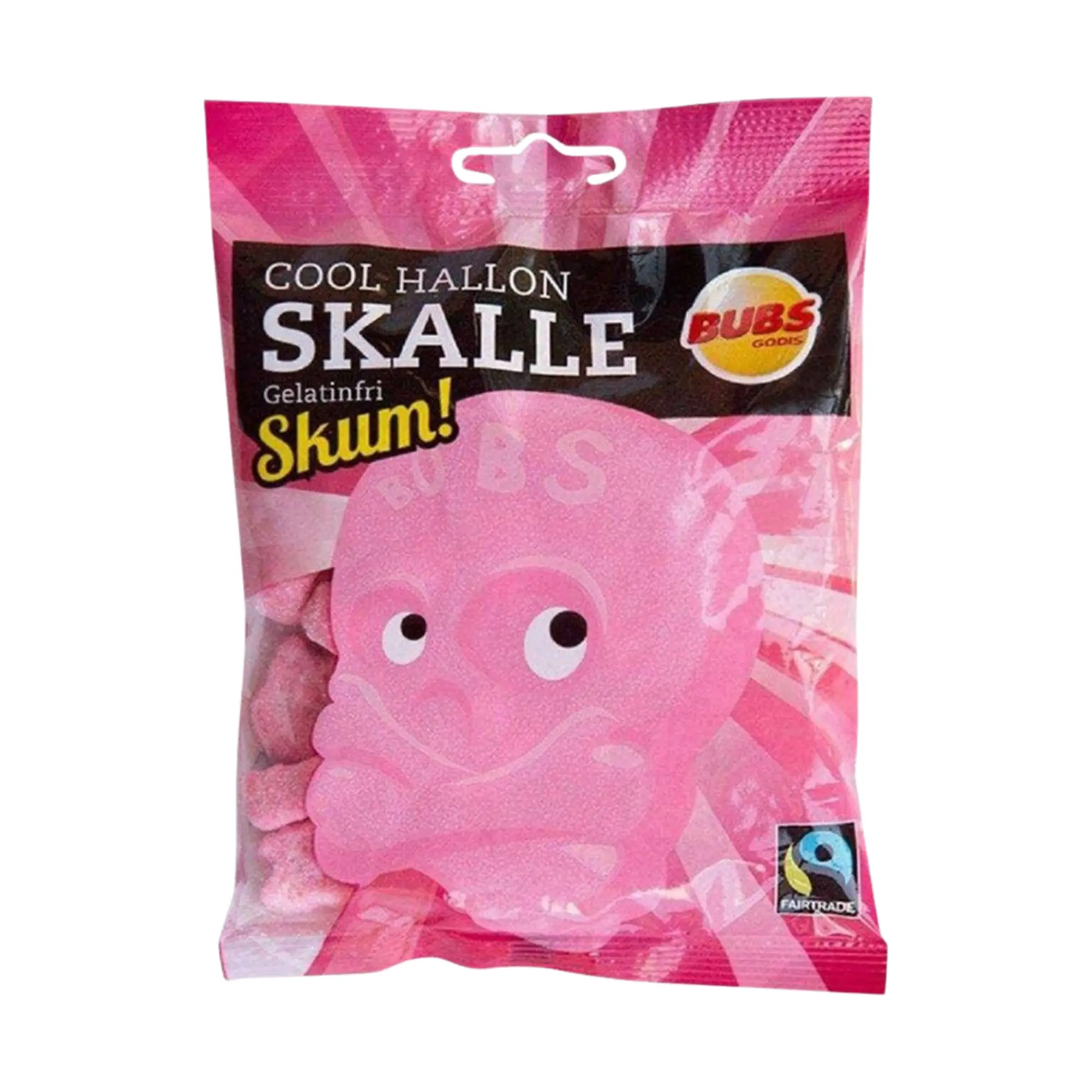 Raspberry Skulls BUBS Candy Bag Raspberry Skulls BUBS Candy Bag