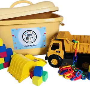 Busy Bins for Kids - Interactive Hauling Play Toy for Children's Creative Playtime