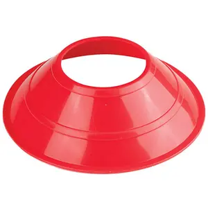 212 MAIN 5 in. Mini Neon Red Flexible Field Cones, Field Markers, Agility Training Accessories