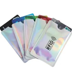5-Pack RFID Identity & Credit Card Protector Sleeves, Ultra-Thin Contactless Card Security Holder for Men & Women