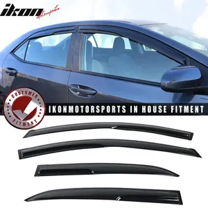 Fits 14-19 Toyota Corolla Sedan Mugen Style Acrylic 4PCS Window Visor Vent Guard