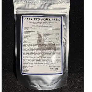 Source of Vitamins, Electrolytes and Direct-Fed Microbials (probiotics) for Poultry gallo roosters poultry