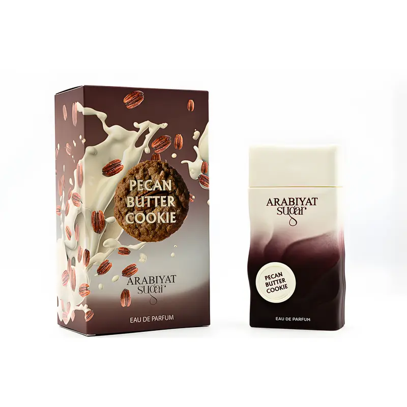 Arabiyat Sugar Pecan Butter Cookie Unisex Eau De Parfum - 3.4 fl oz Liquid Aromatic Unisex Gourmand Dessert Fragrance, Vanilla, Pecan, Amber, Coconut, Roasted Hazelnut Notes, Sensationally Edible Vibe, Evokes Mom’s Kitchen, Fragrance That Starts With A