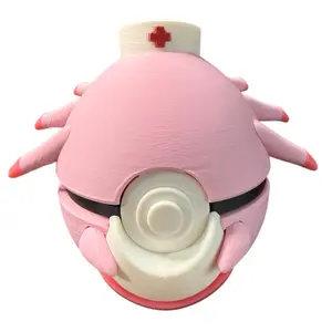 Chansey Inspired 3D Printed Poke Ball Collectible