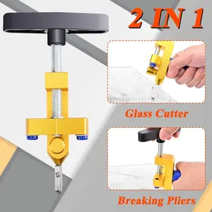 Glass Tile Cutter, High Strength Portable Diamond Cutting Tool, Home Use Manual Glass Cutter, Easy-To-Use Ceramic Tile Saw