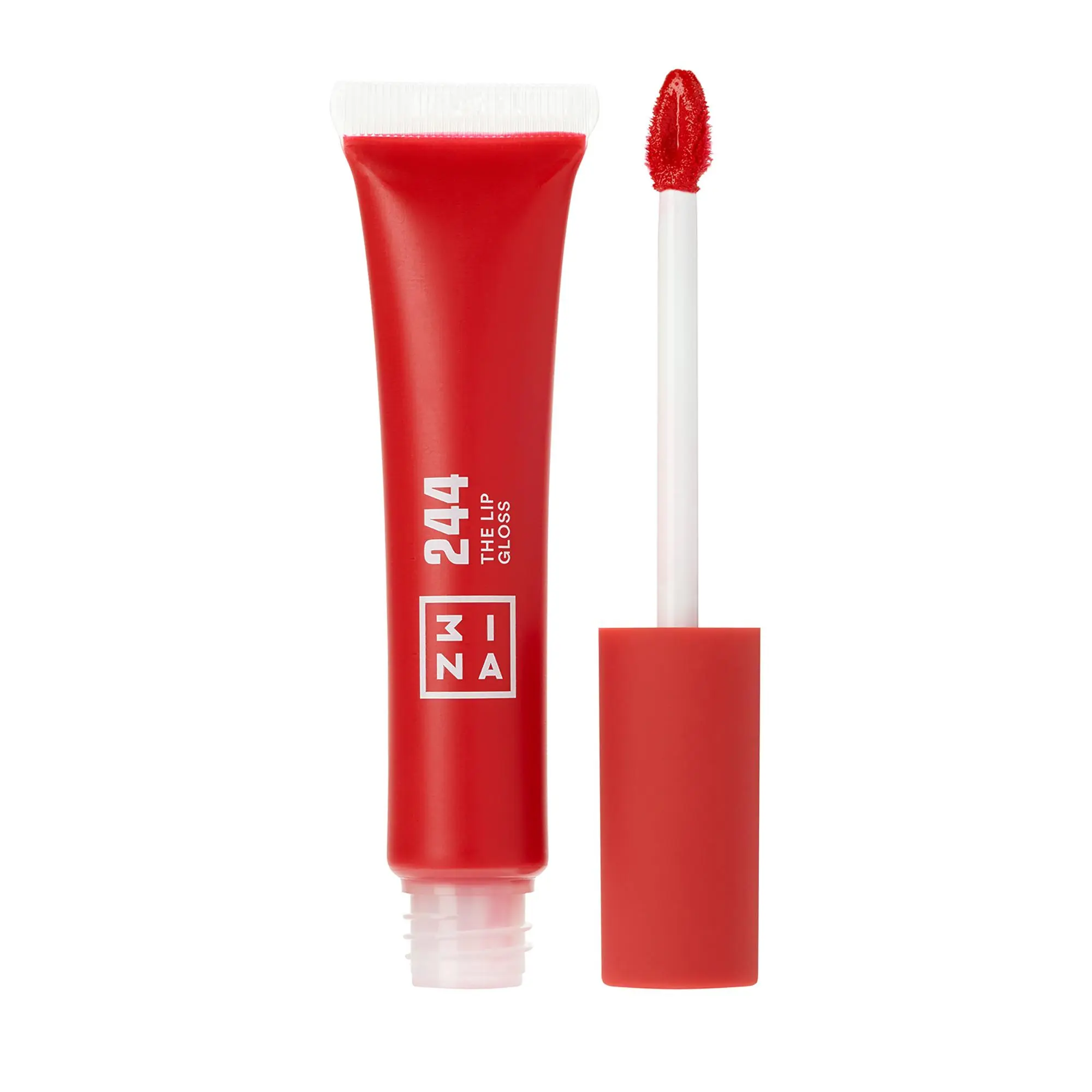 The Lip Gloss - 244 Brilliant Red by 3INA for Women - 0.27 oz Lip Gloss