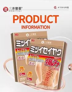 DRMITSUI Thermal Patches 6 Patches/Bag for Hot Compress Infrared Heat Relief Heat Pad