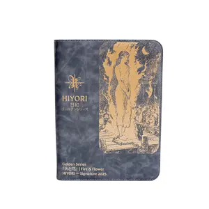 Hiyori Signature Binder — Illustrated Gray/Black