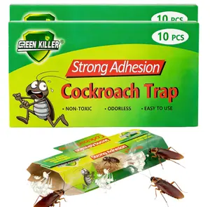 20 Pack Roach Traps, Roach Traps Indoor Sticky with Cockroach Bait, Cockroach Glue Trap Long Lasting and Non Toxic, Children and Pet Friendly, for Home, Kitchen, Bathroom, Storage Room,summervibes outdoorfun