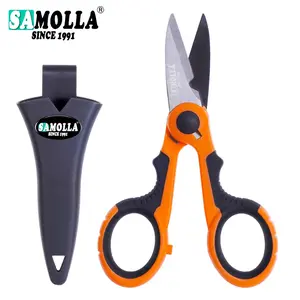 420 Stainless Steel Heavy-Duty Braid Line Fishing Scissors, Micro-Serrated, Pocket-Size, Multi-Purpose Hand Tool for Line Cutting