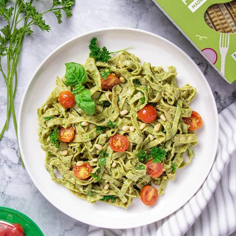 Organic Edamame Fettuccine Bean Pasta (Multiple Pack Sizes)  High Protein Vegan Fiber Carb