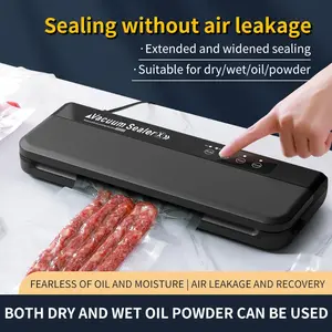 Multi-Function Vacuum Sealer, Food Preservation Machine, Kitchen Seal Machine, Quick Heat, Strong Seal, Mini Handheld, Us Plug