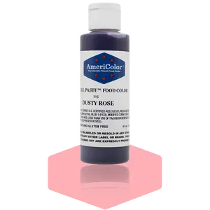 AmeriColor, Dusty Rose, 4.5 Ounce, Soft Gel Paste Food Color