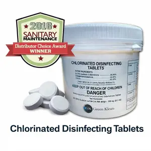 Chlorinated Disinfecting Tablets  – 6.55g Concentrated Cleaning Tablets – Commercial Surface Cleaning Solution