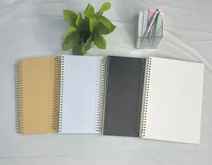 Imperfect 300 Lined Pages Spiral Hardcover Minimalist Notebook