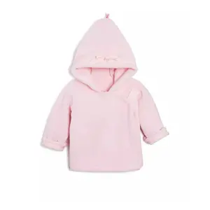Widgeon Hooded Fleece Jacket- Light Pink