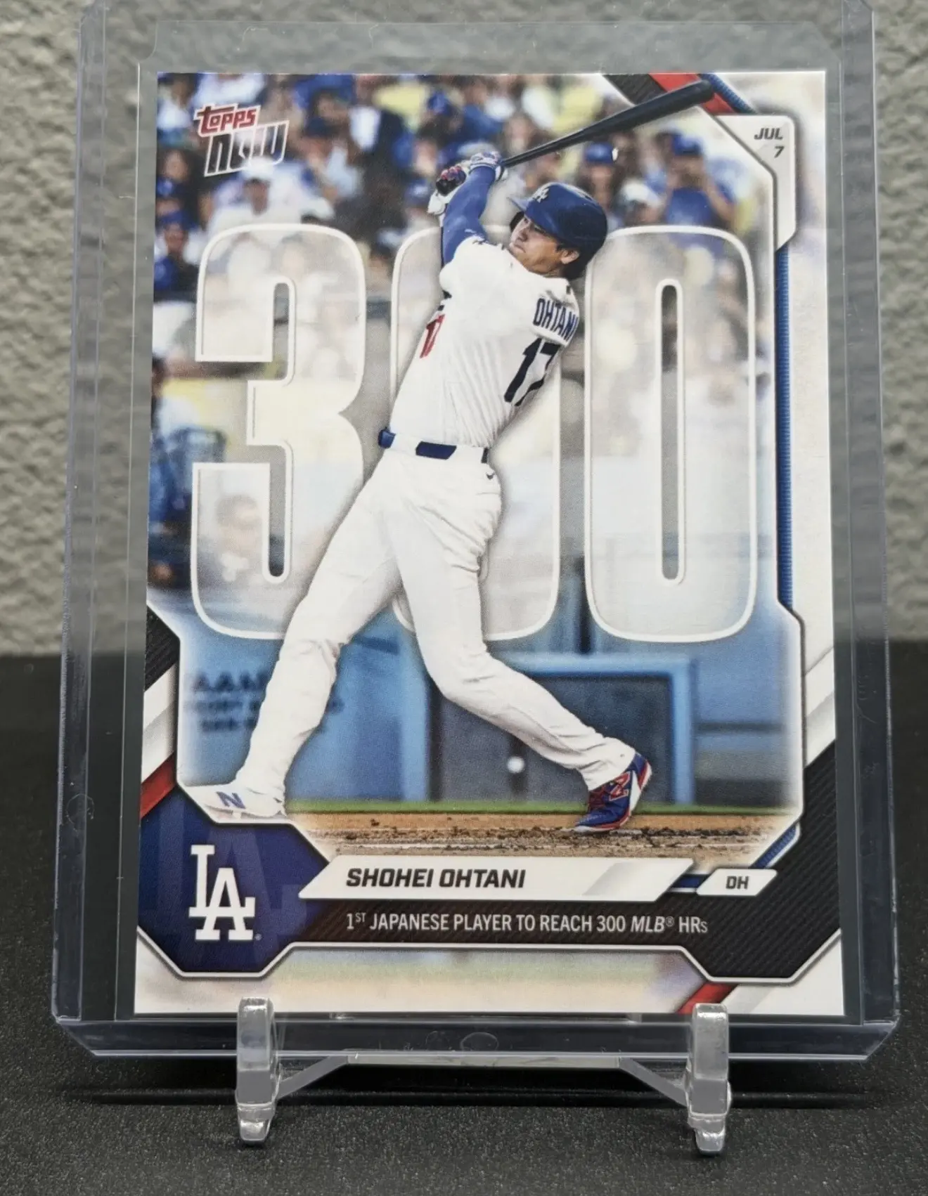 2026 Topps Shohei Ohtani - 1st Japanese Player to Reach 300 MLB HRs Dodgers Special Edition Card