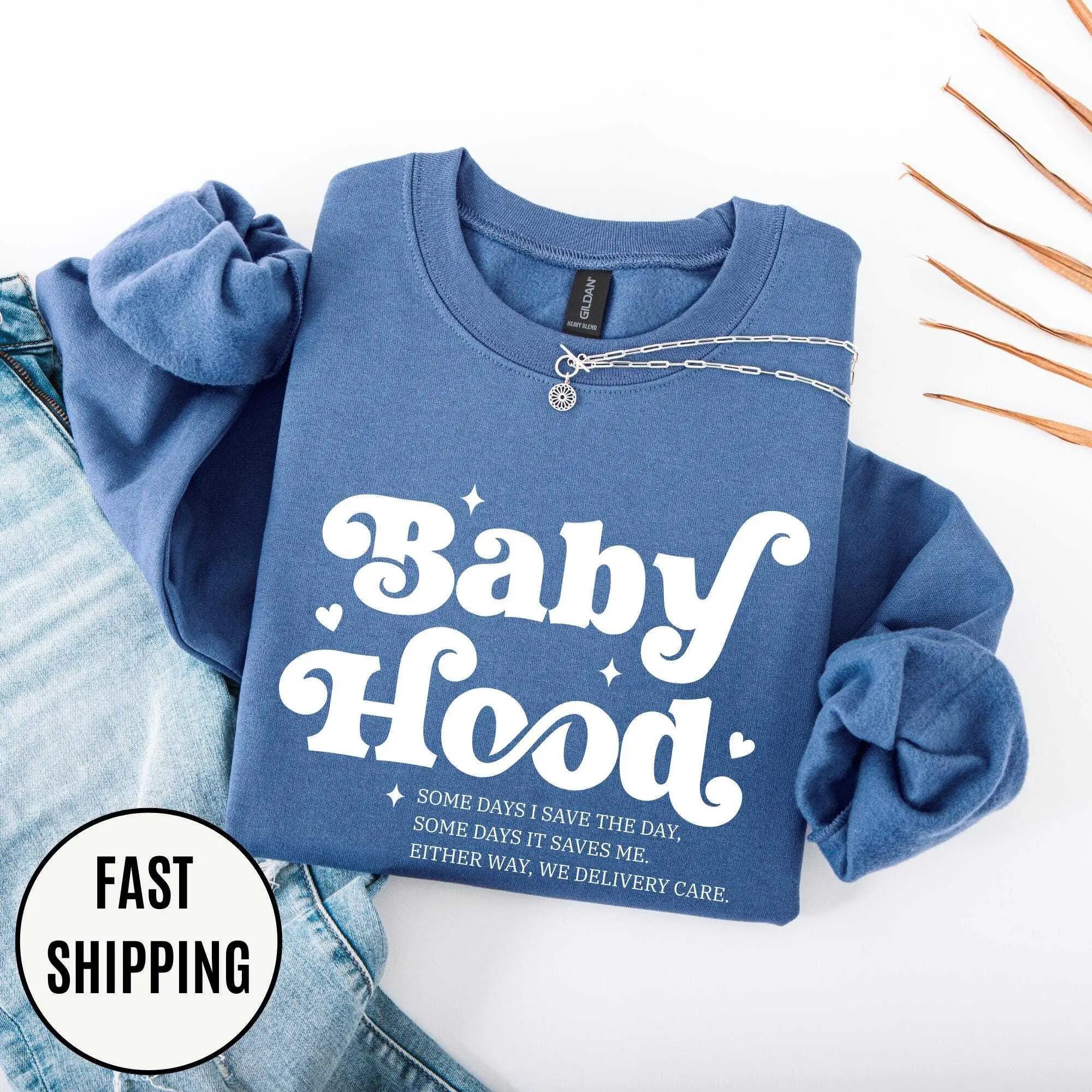 Nicu Nurse Short Sleeve T-SHIRT / Sweatshirt, Labor and Delivery Nurse, Gift for Postpartum Nurse, Postpartum Doula, Midwife Shirt, Mother Baby