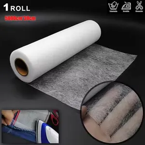 1 Roll 164 Ft Long Water-Resistant Iron-On Fusible Hemming Tape, Easy No-Sew Fabric DIY Sewing, Perfect for Pants Dresses Cloths
